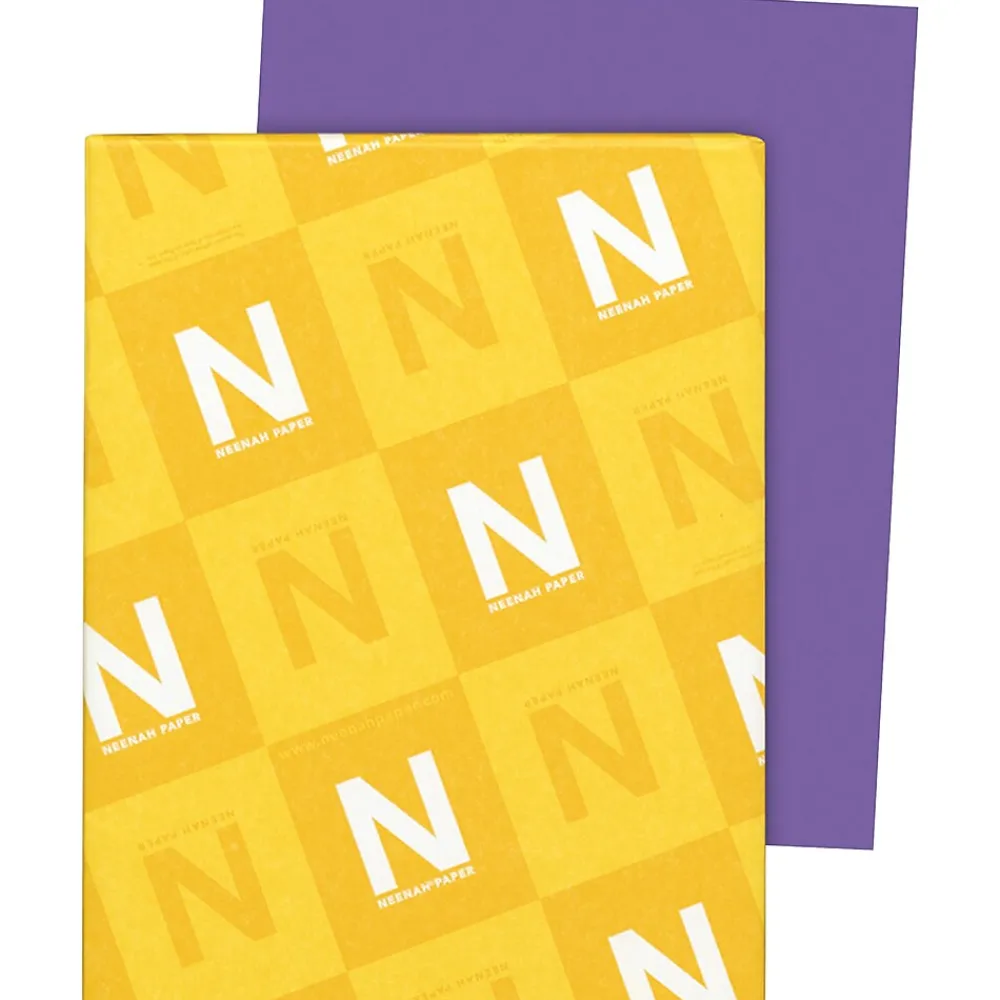 Card Stock*Astrobrights 65 lb. Cardstock Paper, 8.5" x 11", Purple, 250 Sheets/Pack (WAU21971)