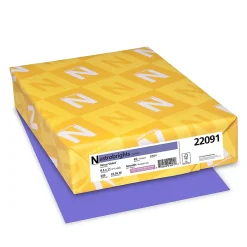 Card Stock*Astrobrights 65 lb. Cardstock Paper, 8.5" x 11", Venus Violet, 250 Sheets/Pack (WAU22091)