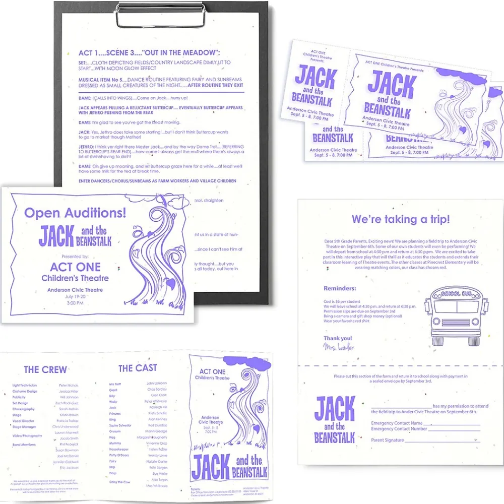 Multipurpose Paper*Astrobrights 8.5" x 11" Multipurpose Paper, 24 lbs., 87 Brightness, 500 Sheets/Ream (22301)