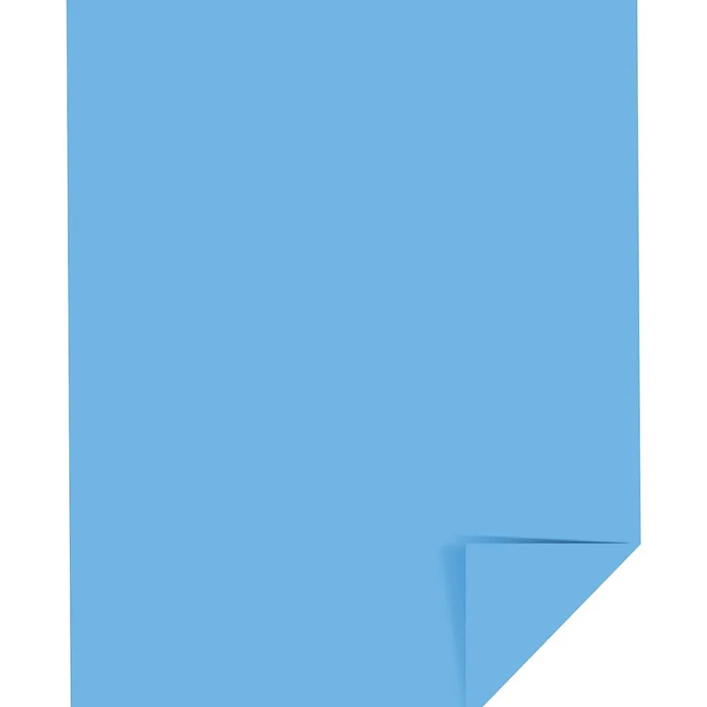 Multipurpose Paper*Astrobrights Colored Paper, 24 lbs., 8.5" x 11", , 500 Sheets/Ream (22521/21528) Lunar Blue