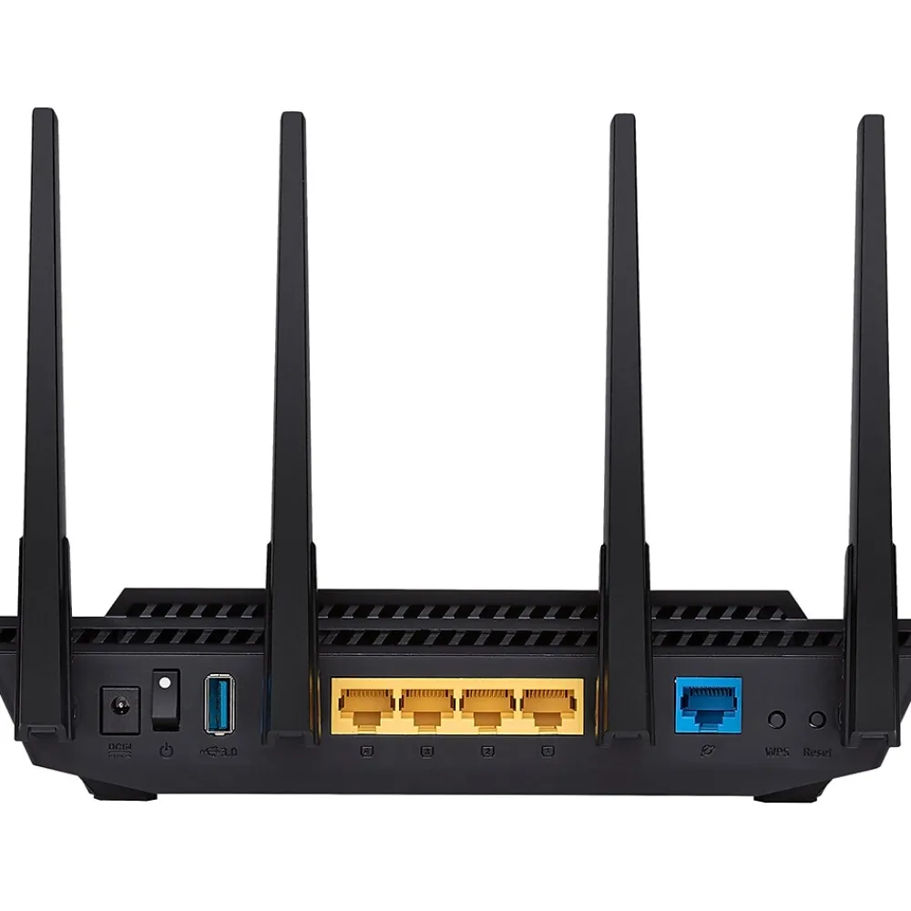 Asus AC Dual Band MU-MIMO WiFi 6 Router, Black (RT-AX3000)