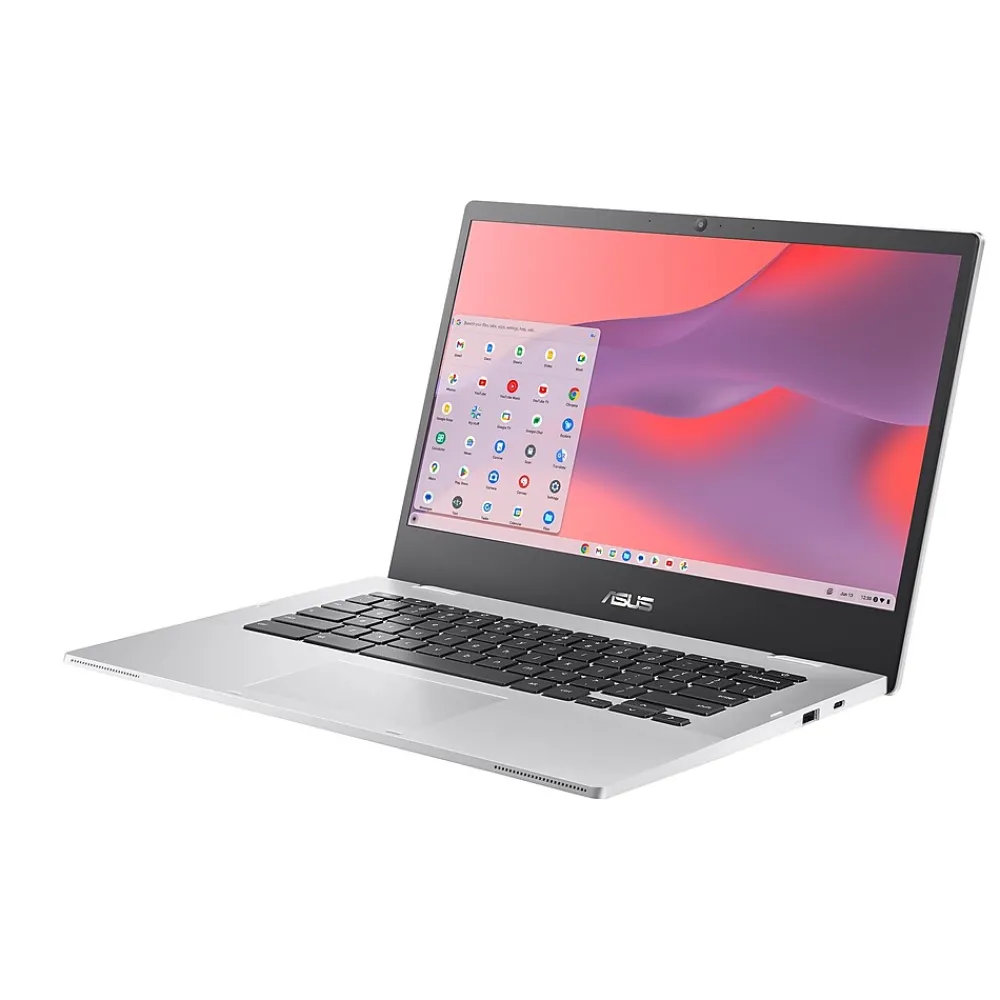 Outlet Asus Chromebook CX1 14" LED Backlit LCD Laptop, Intel Celeron, 1.1 Ghz, 4GB RAM, 64GB SSD, Google Chrome (CX1400CKA-DB44)