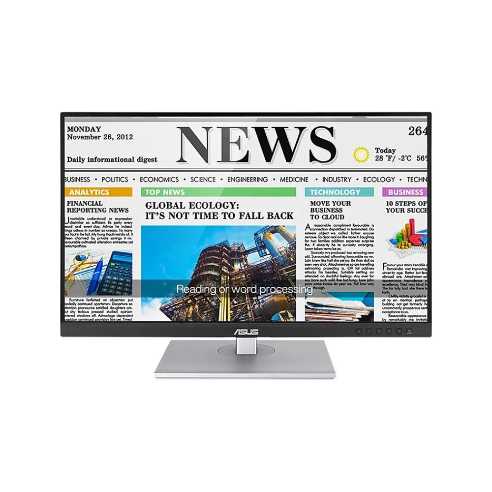 Online Asus ProArt PA278CV 27" LED Monitor, Silver/Black
