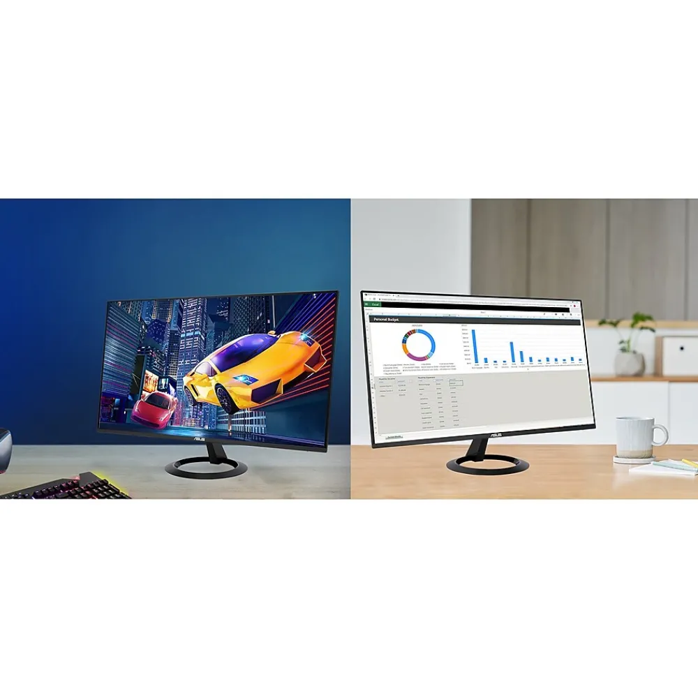 Outlet Asus VZ27EHF 27" 100Hz LCD Gaming Monitor, Black (90LM07B0-B014B0)
