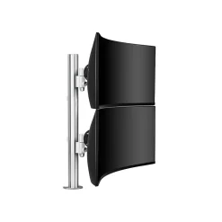 Hot Atdec Adjustable Dual Stack Heavy Monitor Desk Mount for Flat/Curved Monitors up to 49", Silver (AWMS-2-LTH75-H-S)