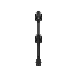 Outlet Atdec Adjustable Heavy-Duty Dual Vertical Monitor Mount, Up to 57" Monitor, Black (AWMS-2-BT75-H-B)