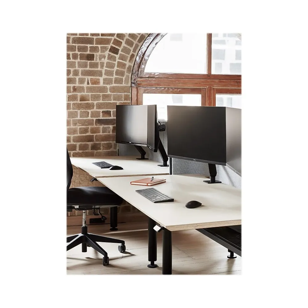 New Atdec Ora Adjustable Monitor Arm, Up to 35" Monitor, Black (AW-ORA-F-B)