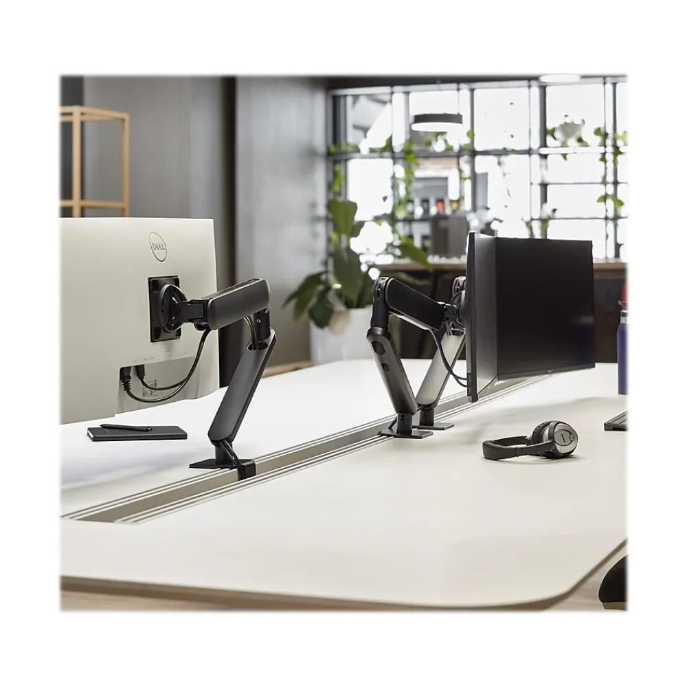 New Atdec Ora Adjustable Monitor Arm, Up to 35" Monitor, Black (AW-ORA-F-B)