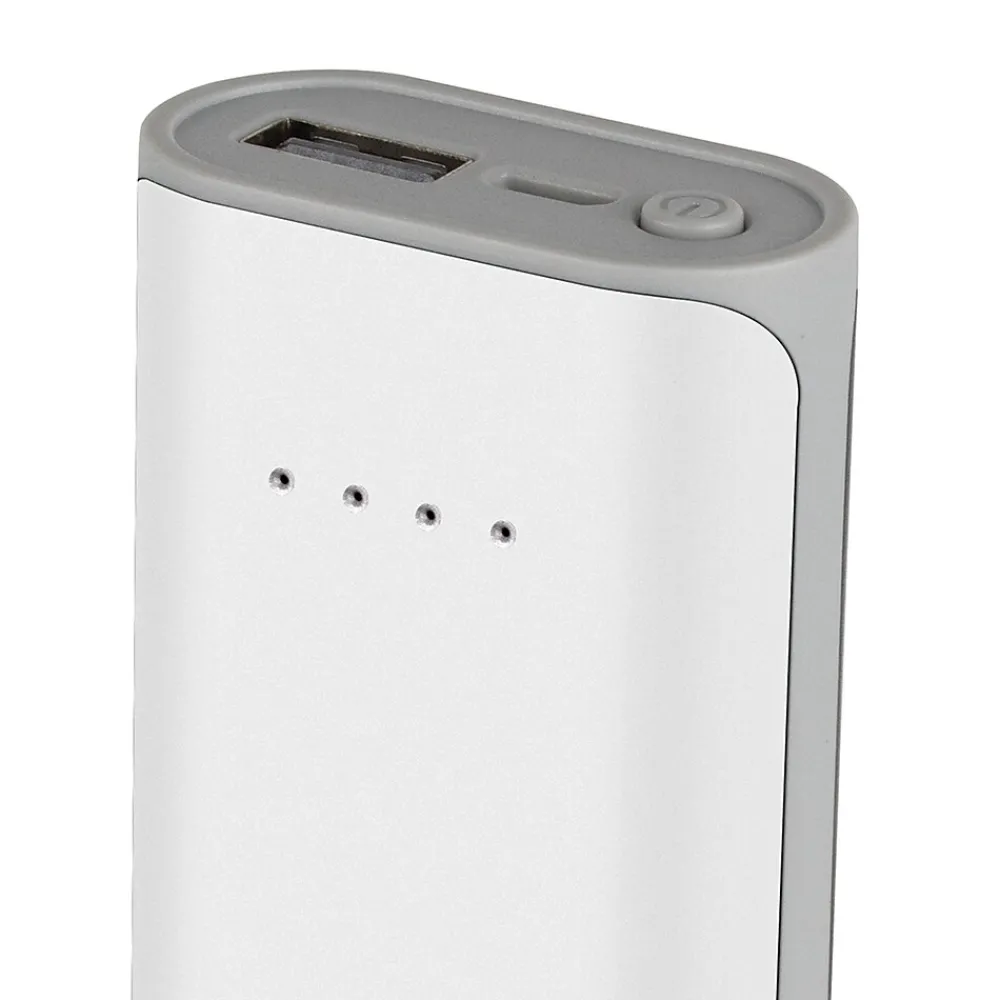 Portable Power Bank, 10,000 mAh, White, (BP100-WHT)<AT&T New