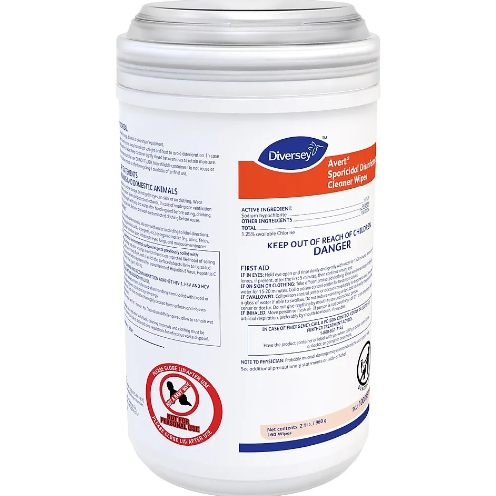Disinfecting Wipes, 160 Wipes/Container (100895790)<Avert Sale