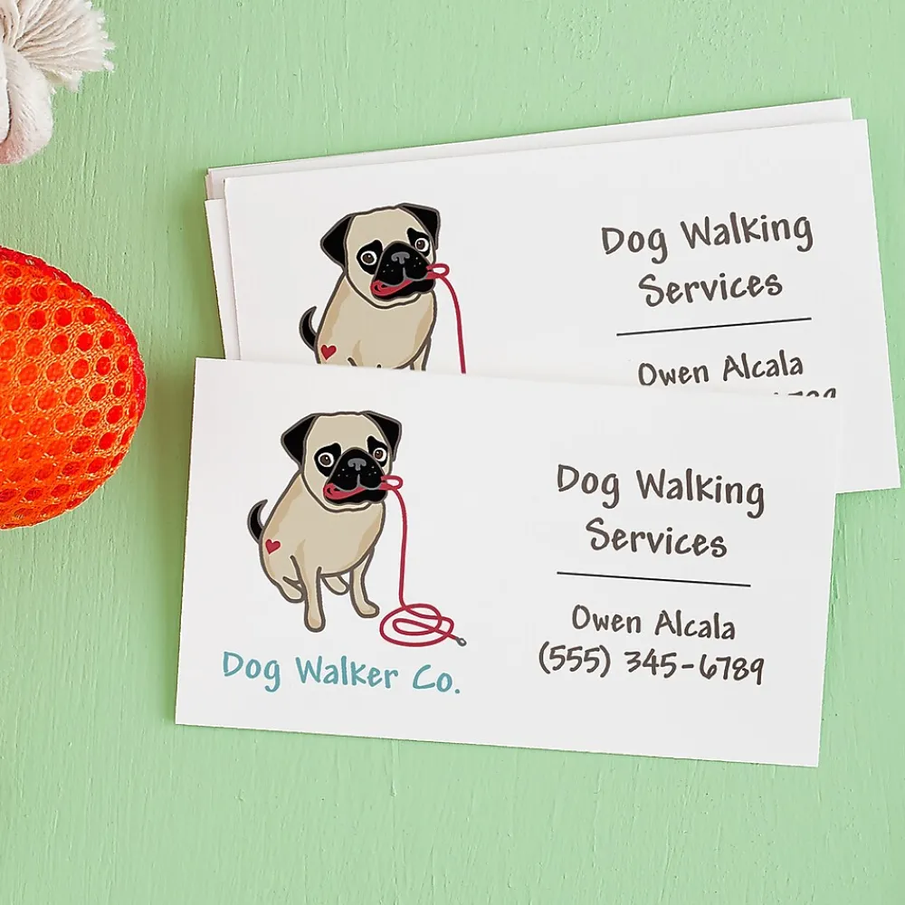 Business Cards*Avery Clean Edge Business Cards, 2" x 3 1/2", Matte White, 1000 Per Pack (8870)