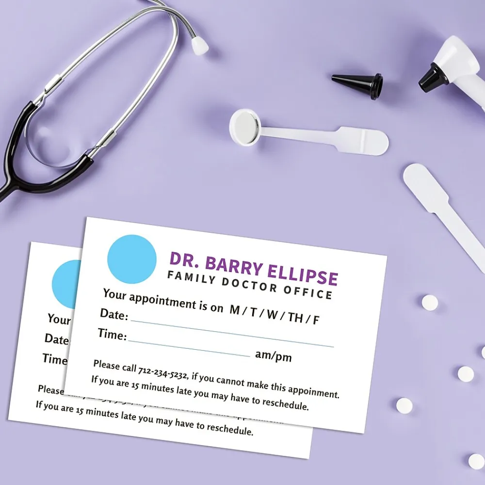 Business Cards*Avery Clean Edge Business Cards, 2" x 3 1/2", Matte White, 2000 Per Pack (5870)