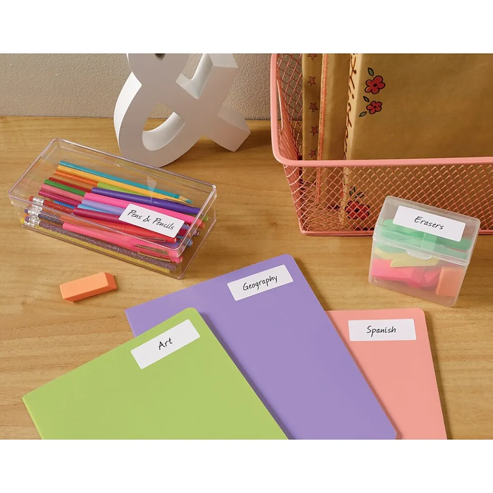 Outlet Avery Easy Peel Inkjet Address Labels, 1" x 2-5/8", White, 3,000 Labels/Box (8460)