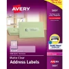 Clearance Avery Easy Peel Laser Address Labels, 1" x 4", Clear, 1,000 Labels/Box (5661)