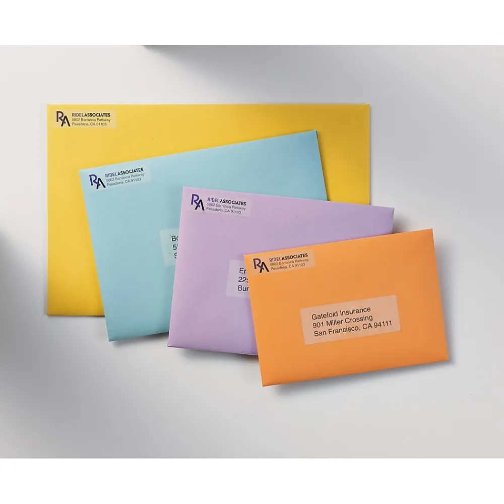 Best Avery Easy Peel Laser Return Address Labels, 2/3" x 1-3/4", Clear, 800 Labels/Pack (15667)