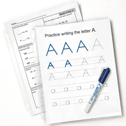 Sheet Protectors|Avery Economy Sheet Protectors, 8-1/2" x 11", Clear, Acid-Free, 100/Box (75091)