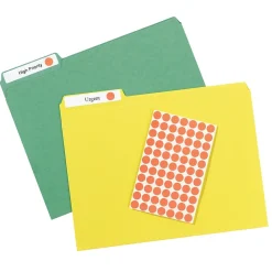 Labels|Avery Hand Written Color Coding Labels, 0.5