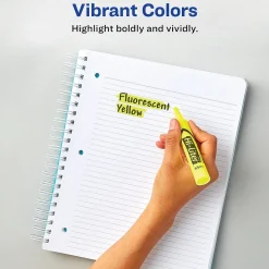 Highlighters|Avery Hi-Liter The Original Pen-Style Stick Highlighters, Chisel, Assorted, 24/Pack (29861)
