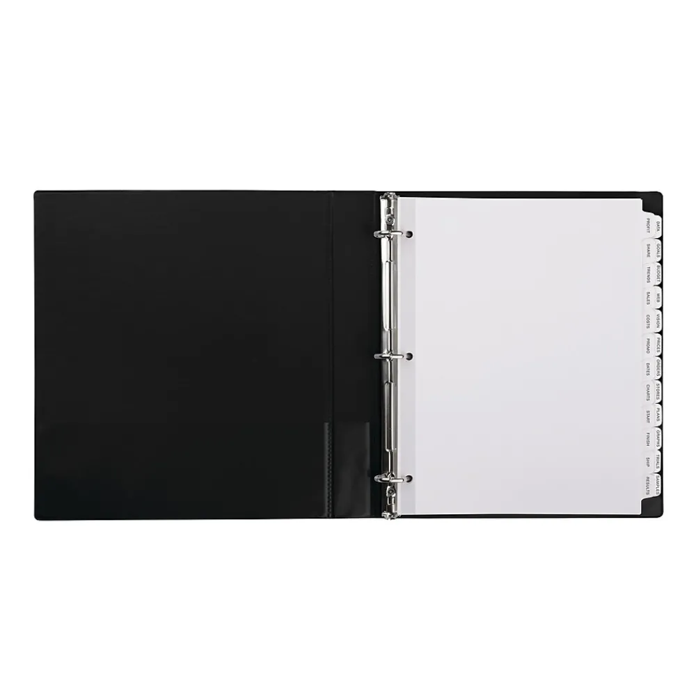 Dividers|Avery Index Maker Print & Apply Dividers, 24-Tab, White, Set (13151)