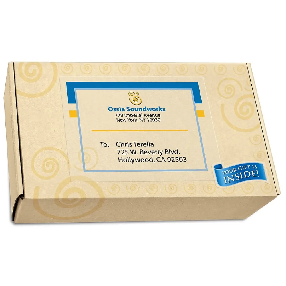 Online Avery Inkjet Full Sheet Labels, 8 1/2" x 11", Clear, 10 Labels/Pack (18665)