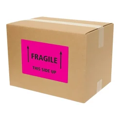 New Avery Laser Shipping Labels, 5 1/2" x 8 1/2", Neon Magenta, 200 Labels/Box (5948)