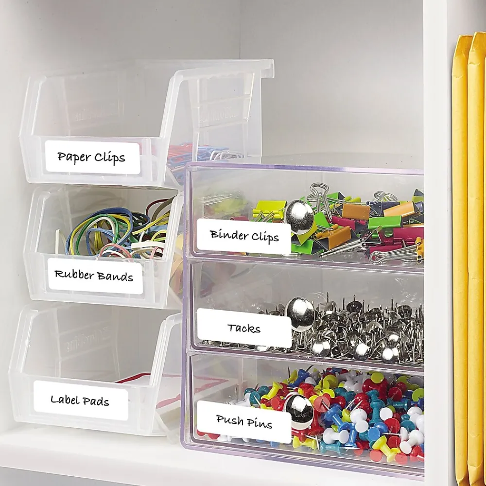 Labels|Avery Laser/Inkjet Multipurpose Labels, 1" x 3", White, 250 Labels/Pack (5436)