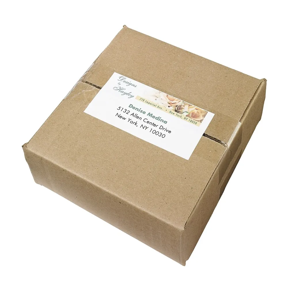 Hot Avery Laser/Inkjet Multipurpose Labels, 2" x 4", White, 100 Labels/Pack (5444)
