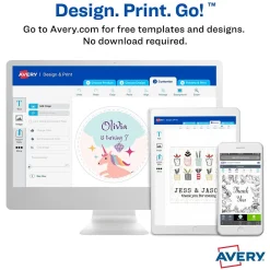 Avery Laser/Inkjet Shipping Labels, 5-1/2