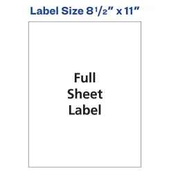 Clearance Avery Laser/Inkjet Shipping Labels, 8-1/2