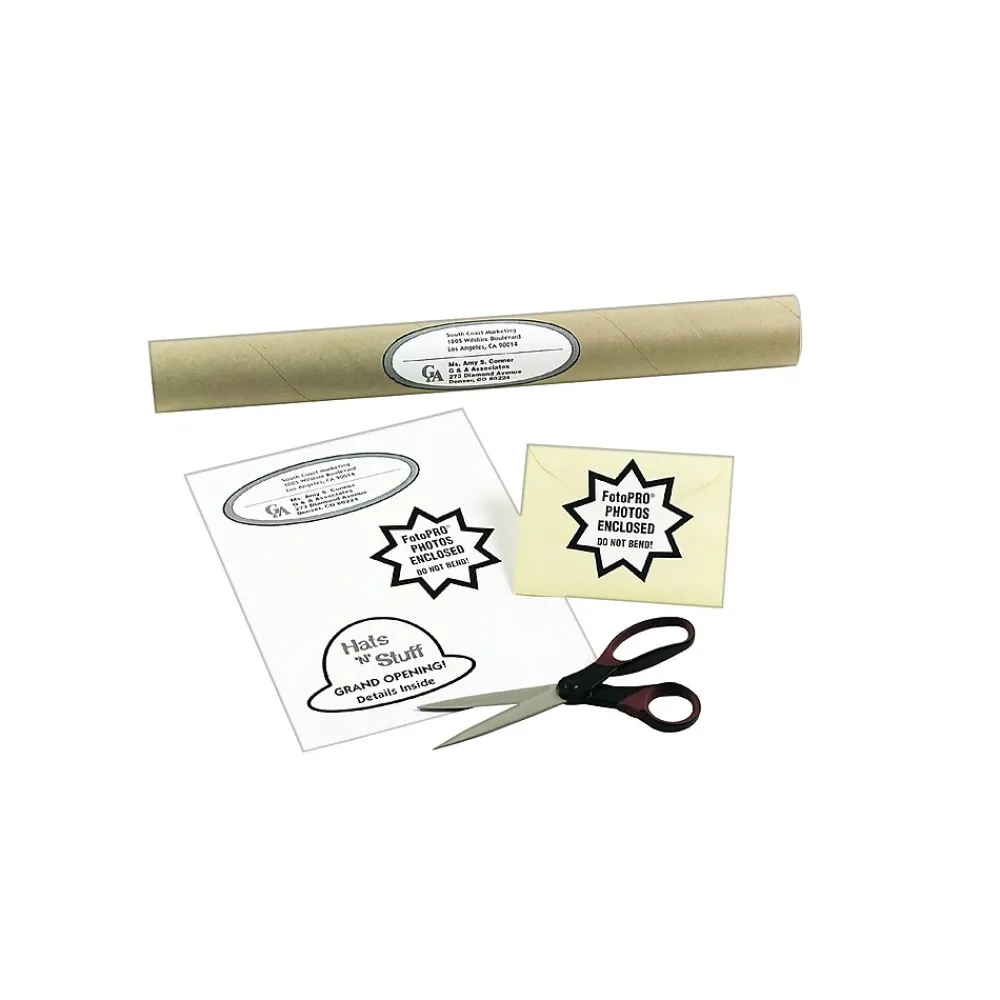 Clearance Avery Laser/Inkjet Shipping Labels, 8-1/2" x 11", White, 250 Labels/Box (95920)