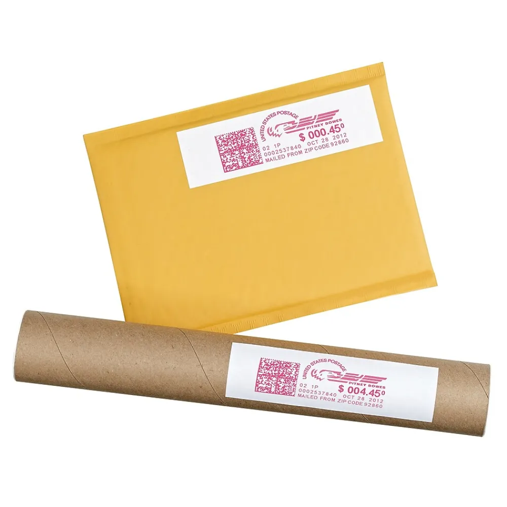 Hot Avery Postage Meter Shipping Labels, Matte White, 1 25/32" x 6", White, 60 Labels/Pack (5289)