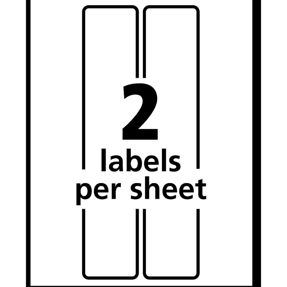 Hot Avery Postage Meter Shipping Labels, Matte White, 1 25/32" x 6", White, 60 Labels/Pack (5289)