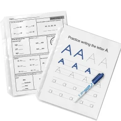 Sheet Protectors|Avery Quick Load Non-Glare Heavyweight Sheet Protectors, 8.5