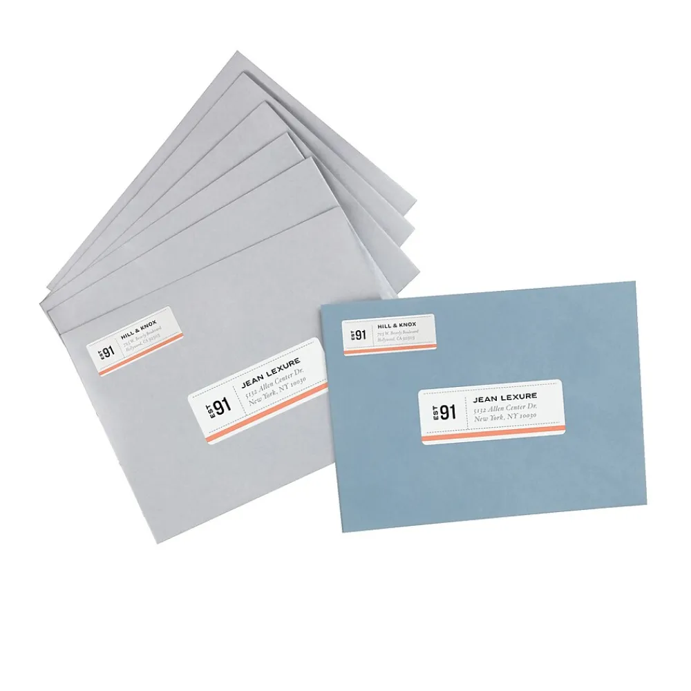 Discount Avery Repositionable Inkjet Address Labels, 1" x 2-5/8", White, 750 Labels/Pack (58160)