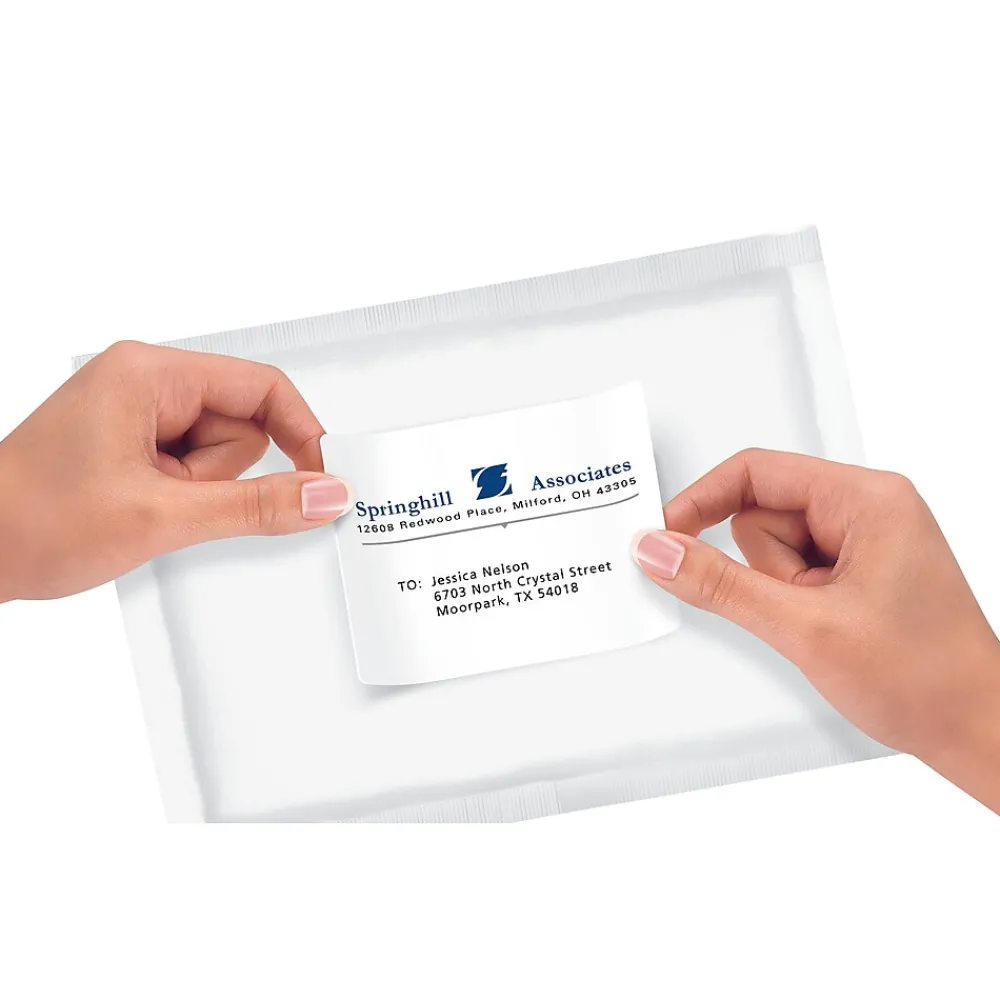 Discount Avery Repositionable Inkjet Shipping Labels, 3-1/3" x 4", White, 150 Labels/Pack (58164)