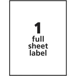 Hot Avery TrueBlock Inkjet Shipping Labels, 8-1/2