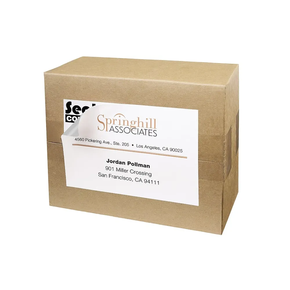 Clearance Avery TrueBlock Laser/Inkjet Shipping Labels, 4" x 6", White, 20 Labels/Pack (5292)