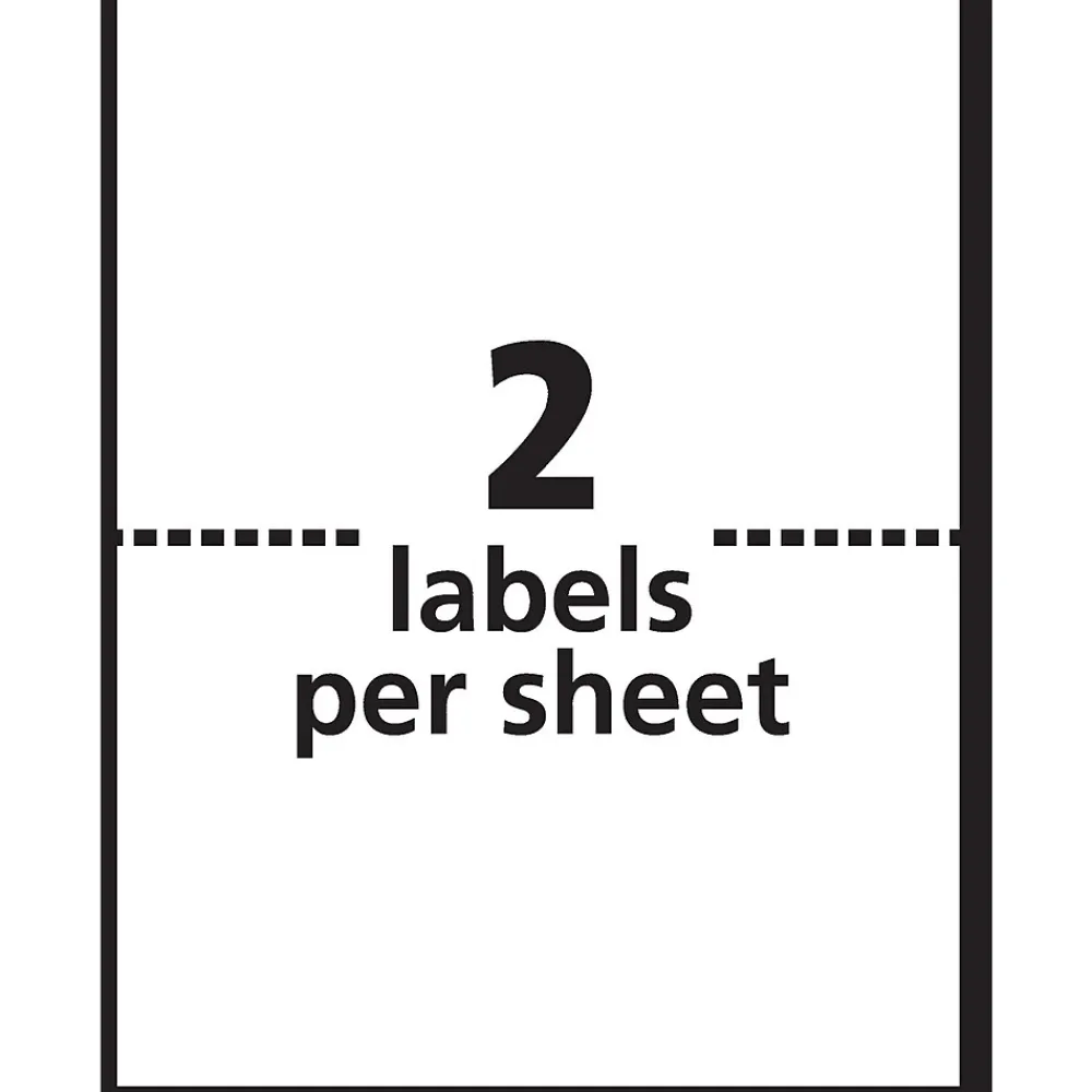 Outlet Avery TrueBlock Laser/Inkjet Shipping Labels, 3" x 4", White, 40 Labels/Pack (5286)