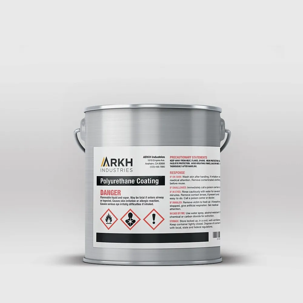Labels|Avery UltraDuty Waterproof Laser GHS Chemical Labels 4-3/4" x 7-3/4", White, 100 Labels/Box (60502)