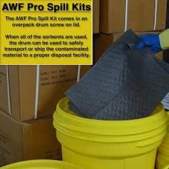 AWF Pro Portable Universal Spill Kit, 35 Pieces (KTSK 22010-RT)