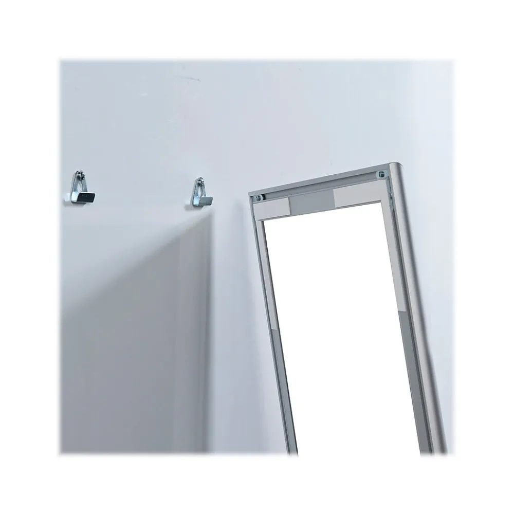 Dry Erase*Azar Dry-Erase Whiteboard, Aluminum Frame, 30" x 24" (300229)
