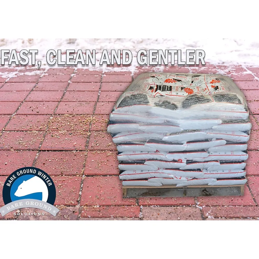 Bare Ground Ice Melt Pellets, 25 lb. Bag, 99 Bags/Pallet (BGCS-25P)