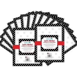 Classroom Paper*Barker Creek Black & White Dot Computer Paper, 100 Sheets/Set (BC3609)