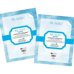 Classroom Paper*Barker Creek Blue Tie-Dye Computer Paper Pack, 100 Sheets/Set (4337)