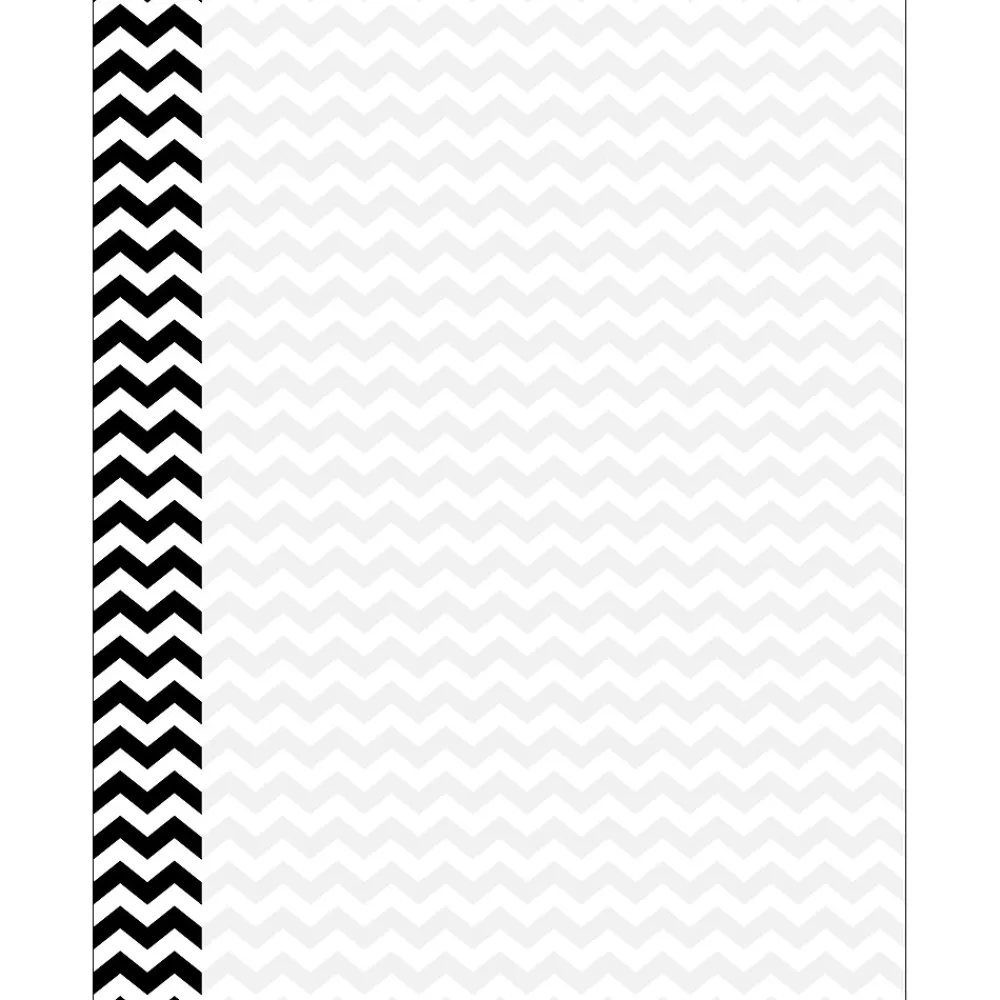 Classroom Paper*Barker Creek Chevron & Dots Computer Paper, 8.5" x 11", 50 sheets EA of four designs, 200 sheets/Set