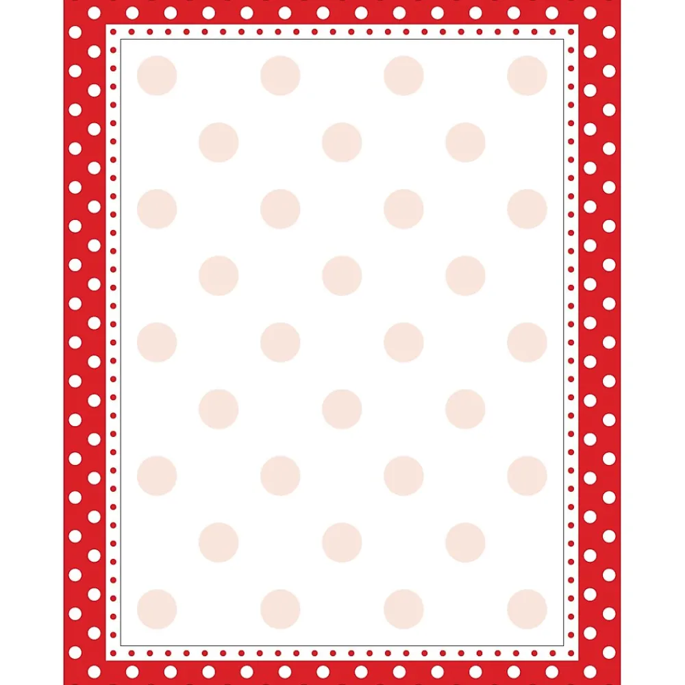 Classroom Paper*Barker Creek Dots Computer Paper (2 designs) — 100 Sheets/Set (BC3556)