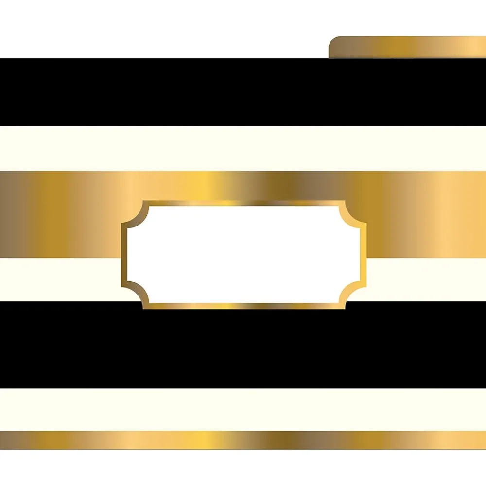File Folders|Barker Creek File Folder Set, 1/3-Cut Tab, Letter Size, Gold, 12/Pack (2001)