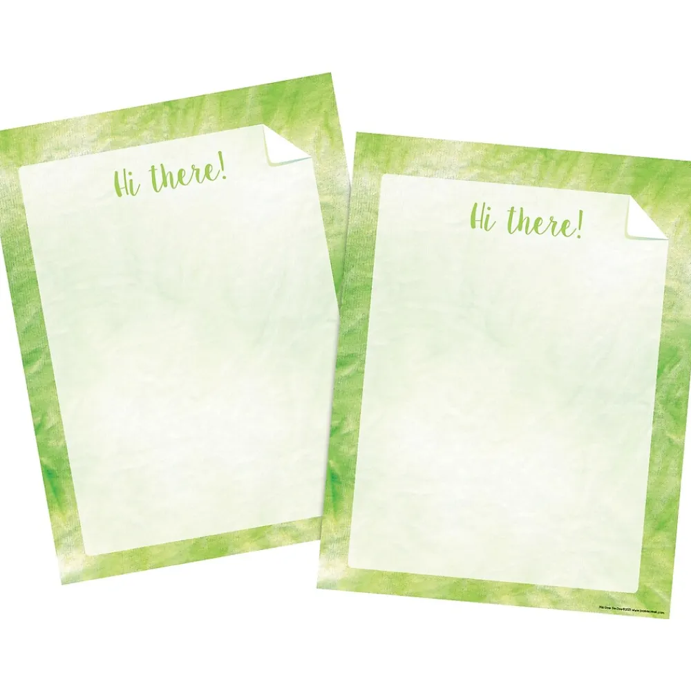 Classroom Paper*Barker Creek Lime Tie-Dye Computer Paper Pack, 100 Sheets/Set (4339)
