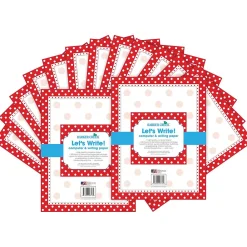Classroom Paper*Barker Creek Red & White Dot Computer Paper, 100 Sheets/Set (BC3608)