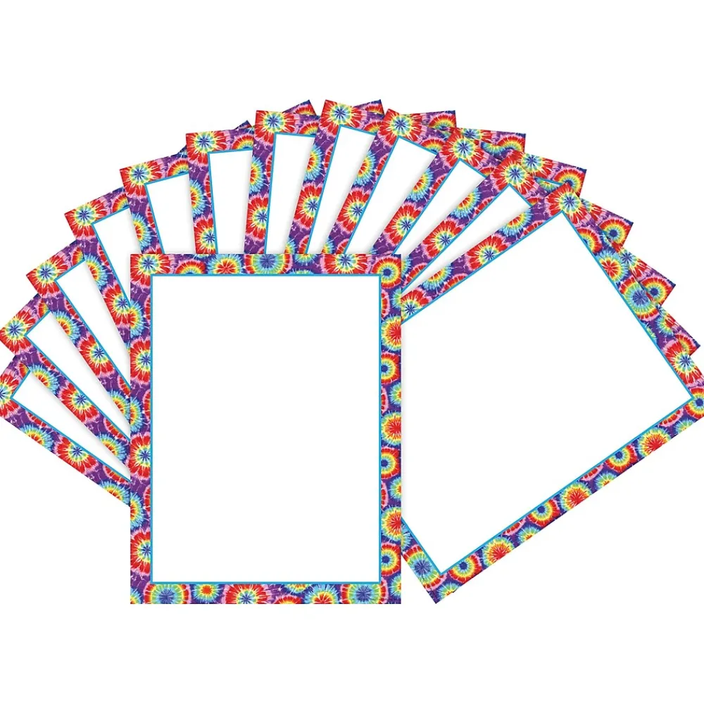 Classroom Paper*Barker Creek Tie Dye Computer Paper, 100 Sheets/Set (BC3607)